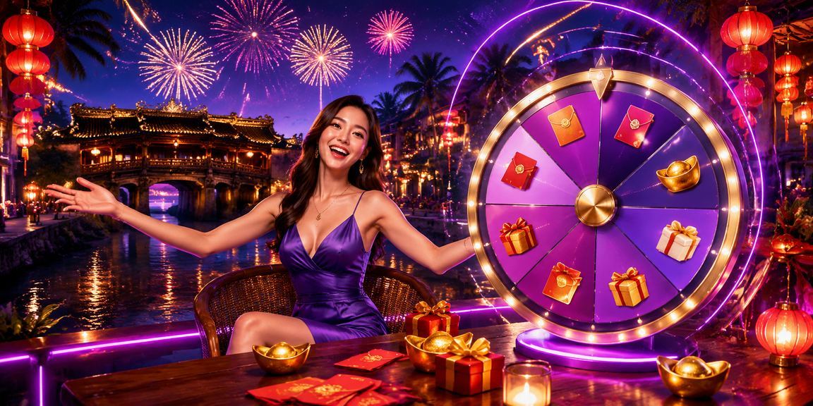 Không gian cà phê Hội An với bàn roulette và phong cách giải trí đặc trưng miền Trung Việt Nam