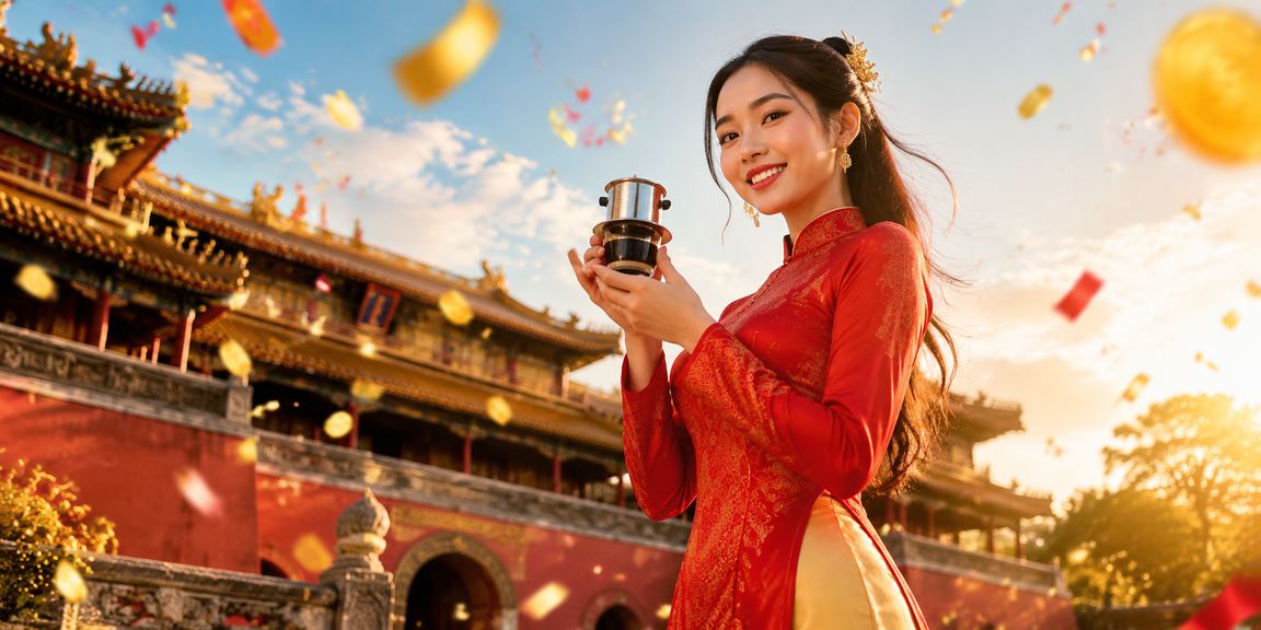 Người dùng tại Huế ngồi cà phê tra cứu thông tin cá cược trực tuyến trên điện thoại